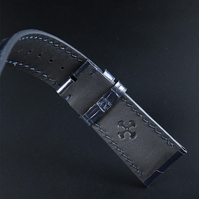 维瑞亚美洲鳄鱼皮表带适用于万国葡萄牙七天动能42.3mm