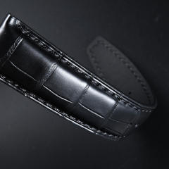 维瑞亚美洲鳄鱼皮表带适用于万国葡萄牙万年历IW503302