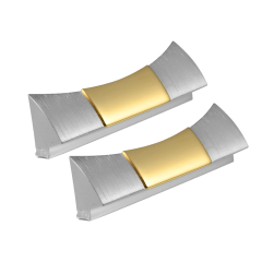 【22K间金头粒+无减震胶带】维瑞亚Vagenari橡胶表带适用于劳力士纵航者42mm含外置头粒 ref.336933