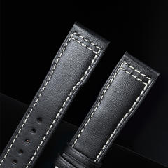 维瑞亚小牛皮表带适用于万国马克二十40mm