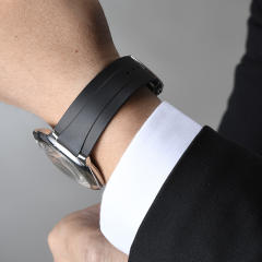 维瑞亚橡胶表带适用于卡地亚蓝气球42mm表径