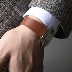 维瑞亚橡胶表带适用于卡地亚蓝气球42mm表径