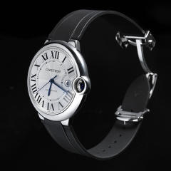 维瑞亚橡胶表带适用于卡地亚蓝气球42mm表径