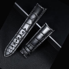 维瑞亚鳄鱼皮表带适用于伯爵Altiplano G0A39133