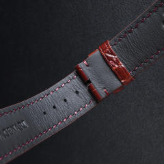 维瑞亚鳄鱼皮表带适用于伯爵Altiplano G0A31114