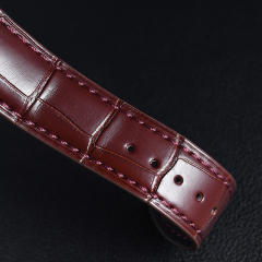 维瑞亚鳄鱼皮表带适用于伯爵Altiplano G0A36129