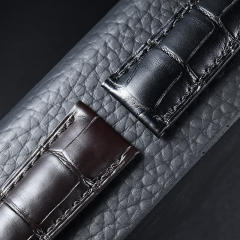 维瑞亚鳄鱼皮表带适用宝玑传世系列7097