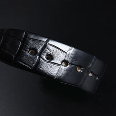 维瑞亚鳄鱼皮表带适用于那不勒斯皇后36mm8918.8908.8939BB.