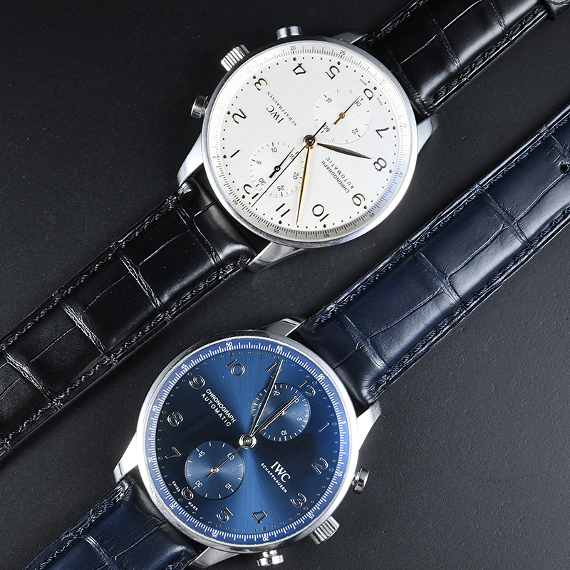 万国葡萄牙计时鳄鱼皮表带