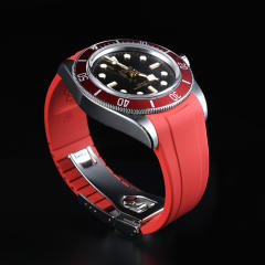 维瑞亚橡胶表带适用于帝舵2024年新款碧湾41mm M7941A1A0RU