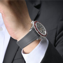 维瑞亚橡胶表带适用于帝舵2024年新款碧湾41mm M7941A1A0RU