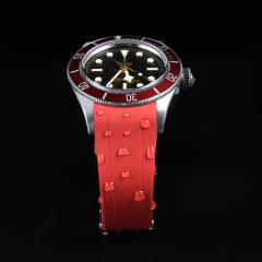 维瑞亚橡胶表带适用于帝舵2024年新款碧湾41mm M7941A1A0RU