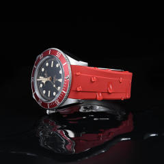 维瑞亚橡胶表带适用于帝舵2024年新款碧湾41mm M7941A1A0RU