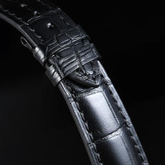 维瑞亚鳄鱼皮表带适用宝玑经典系列陀飞轮5335