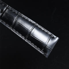 维瑞亚鳄鱼皮表带适用宝珀经典系列38mm 6057