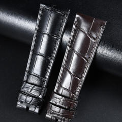 维瑞亚鳄鱼皮表带适用宝玑经典系列陀飞轮5335