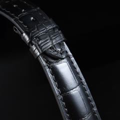 维瑞亚鳄鱼皮表带适用宝珀经典系列38mm