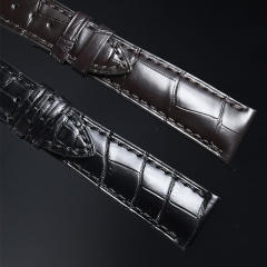 维瑞亚鳄鱼皮表带适用宝珀经典系列38mm 6224