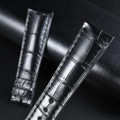 维瑞亚鳄鱼皮表带适用宝珀经典系列38mm 6057