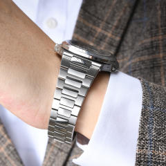 维瑞亚不锈钢表带适配百达翡丽鹦鹉螺5726