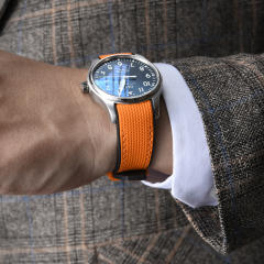 Vagenari维瑞亚橡胶表带适用于IWC万国马克十八飞行员40毫米