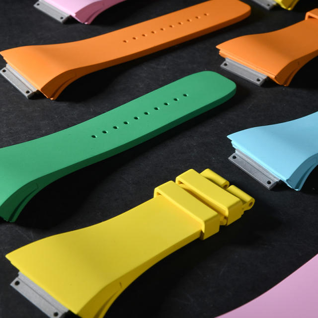 维瑞亚Vagenari橡胶表带适用于RM059