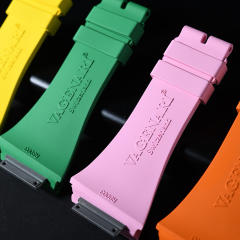 维瑞亚Vagenari橡胶表带适用于RM059