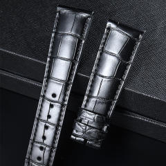 维瑞亚鳄鱼皮表带适用宝珀经典系列40mm 6653 6662