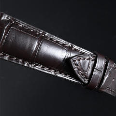 维瑞亚鳄鱼皮表带适用宝珀经典系列40mm 6632