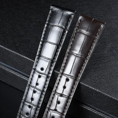 维瑞亚鳄鱼皮表带适用宝珀经典系列40mm 6632