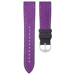 维瑞亚VAGENARI 意大利翻毛皮间胶表带19/20/21/22/23mm