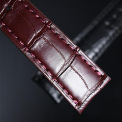 维瑞亚鳄鱼皮表带适用于芝柏1966 Orion 40mm