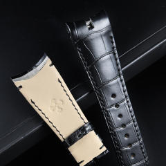 维瑞亚鳄鱼皮表带适用于罗杰杜彼王者系列42mm DBEX0423