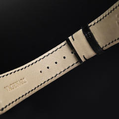 维瑞亚鳄鱼皮表带适用于欧米茄蝶飞系列41mm