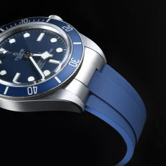 【头粒款+针扣】维瑞亚橡胶表带适用于帝舵1958钢壳39表径