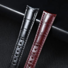 维瑞亚鳄鱼皮表带适用于爱彼千禧ref.77301ST