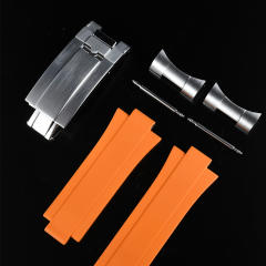 维瑞亚橡胶表带适用于帝舵54型钢壳款37表径