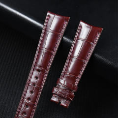 维瑞亚鳄鱼皮表带适用于爱彼千禧ref.77301ST