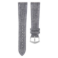 维瑞亚Jeans牛仔布纹小牛皮表带适用百达翡丽19/20/21/22mm