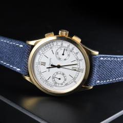 维瑞亚Jeans牛仔布纹小牛皮表带适用百达翡丽19/20/21/22mm