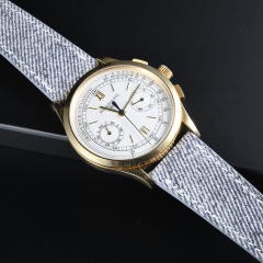 维瑞亚Jeans牛仔布纹小牛皮表带适用百达翡丽19/20/21/22mm