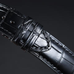 维瑞亚鳄鱼皮表带适用于格拉苏蒂2-39-47-04-02-04