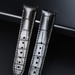 维瑞亚鳄鱼皮表带适用于欧米茄蝶飞41mm Hour Vision