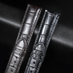 维瑞亚鳄鱼皮表带适用于格拉苏蒂2-39-47-04-02-04