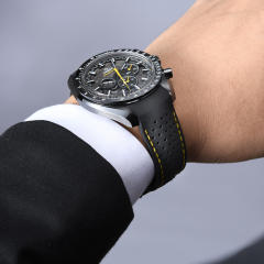 维瑞亚橡胶表带适用欧米茄超霸新款月之暗面二代 阿波罗8号小火箭