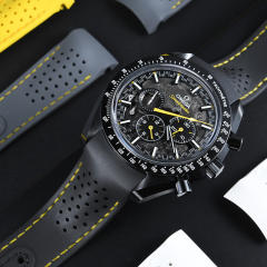 维瑞亚橡胶表带适用欧米茄超霸新款月之暗面二代 阿波罗8号小火箭