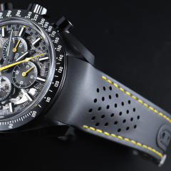 维瑞亚橡胶表带适用欧米茄超霸新款月之暗面二代 阿波罗8号小火箭