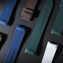 维瑞亚橡胶表带适用于伯爵POLO 42MM 三针款