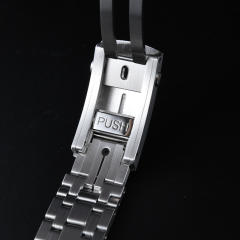 维瑞亚 不锈钢表带 适用于OMEGA欧米茄 新海马300 6点日历窗