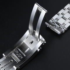 维瑞亚 不锈钢表带 适用于OMEGA欧米茄 新海马300 6点日历窗